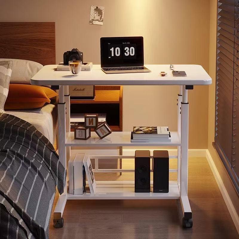 Adjustable Mobile Bedside Table - Compact Sofa Desk for Home and Office