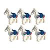 Medieval Military Building Blocks Cavalry Army Horse Animal Elephant Camel Wolf Crocodile Brick Toy Accessories S003