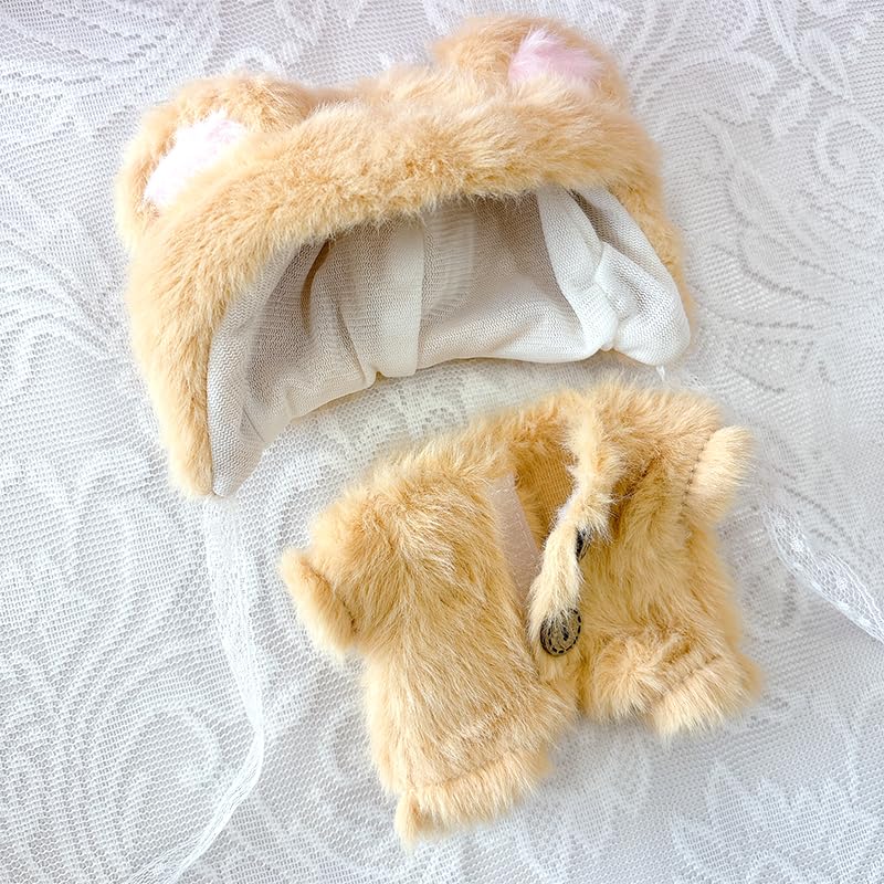 

Plush Clothes [Bear Ear Hat & Kigurumi Set] for 10-15cm Bears Bear, Otaku Activities, g.triger Plush Clothes, Plush Kigurumi, g.triger, Plush