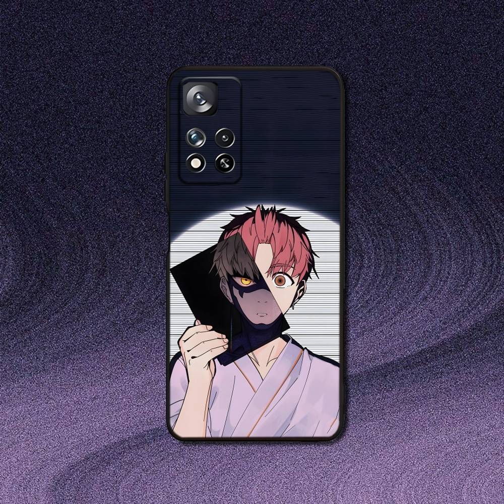 

D-Dandadan Jiji Evil Eyes Phone Case For Samsung S 25,24,23,22,30,21,10,9,Ultra,Plus,Lite,FE,4,5G Black Soft Case Samsung S25ULTRA