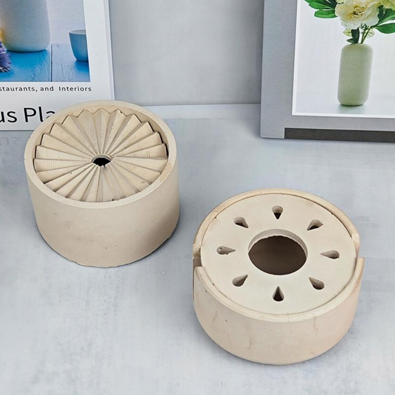 Versatile Concrete Silicone Mold Candle Box Moulds DIY Candle Holder Mould Silicone Material Candlestick Mold for Crafts