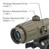 Evolution Gear Iotek G33 Magnifier Replica (FDE Anodized/MILSPEC Stamped) 3x Booster Magnifier
