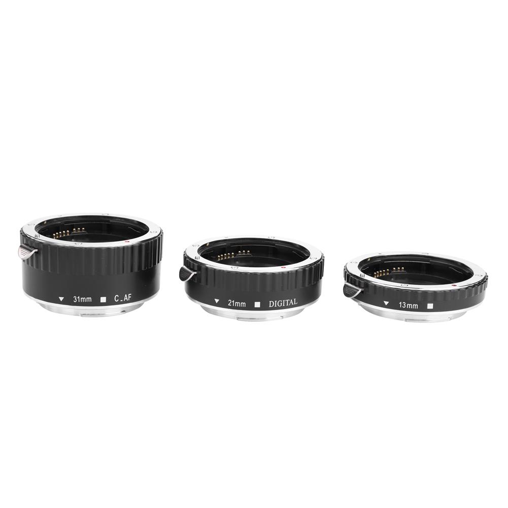 Lens Adapter Macro Extension Tube Set Ring for Canon DSLR Mount