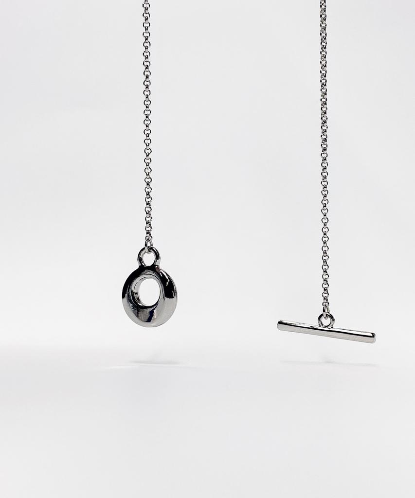 Kudos Signature Toggle Bar Mini Necklace