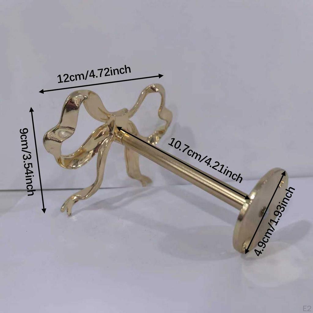 Metall Schleife Vorhang Raffhalter Raffhalter Einfach zu installieren Dekorativ Elegant Wandmontiert