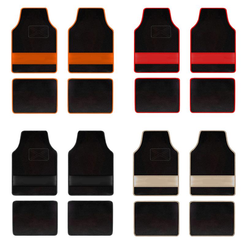 Custom Text Car Floor Mats Universal Automotive Car Mat Full Set Of 4 Front And Rear Car Carpet Auto Interior Accessories
