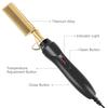 Electric Hot Heating Comb Hair Straightener Curler Flat Irons Wet Dry Hair Iron Straightening Brush Hair Styling Tools