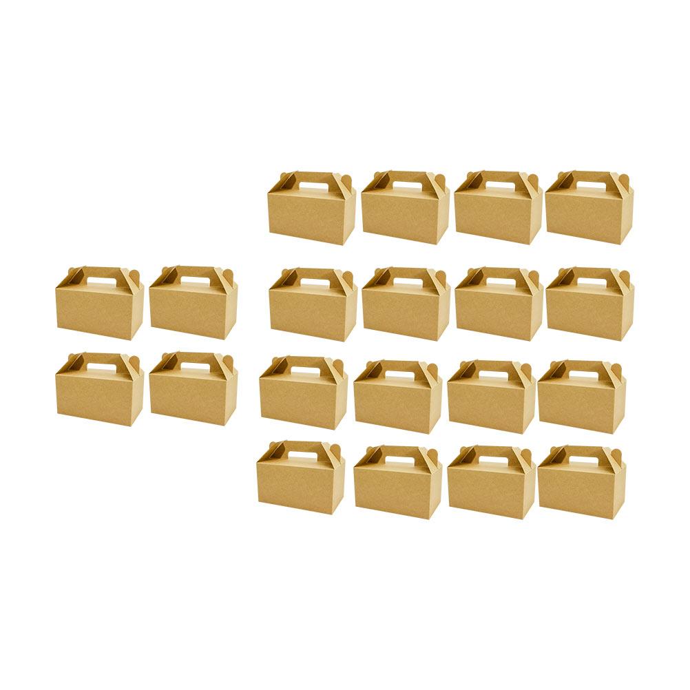 25 Pcs Fried Chicken Box Food Takeaway Boxes Packaging Burger Packing Cases Easy to Seal Kraft Paper Creative Design