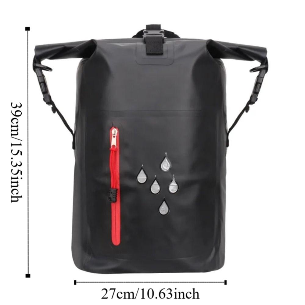 Large Capacity Waterproof Drift Bag IPX6 Rating Waterproof Bucket Bag Swimming Backpack  Camping