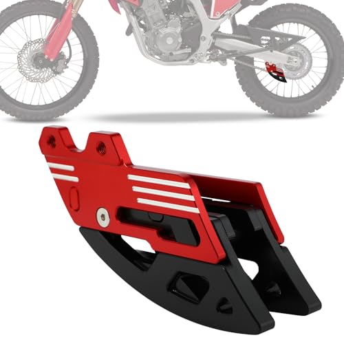 

JFG Защита цепи мотоцикла Ползунок цепи Алюминиевый Регулируемый Подходит для транспортного средства CRF250L CRF300L/LA CRF300LRALLY XR250BAJA красный