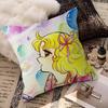 Japanese C-Candy Candy Office Cushion Pillowcase Car Cushion Cover45X45Cm Lumbar Pillowcase Sofa Pillowcover