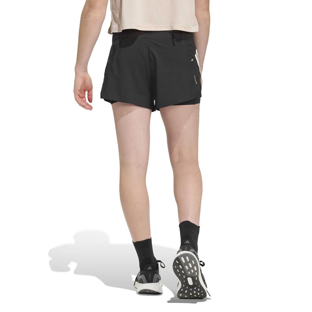 adidas Striped Mid Waist Casual Shorts Women Shorts KA6229