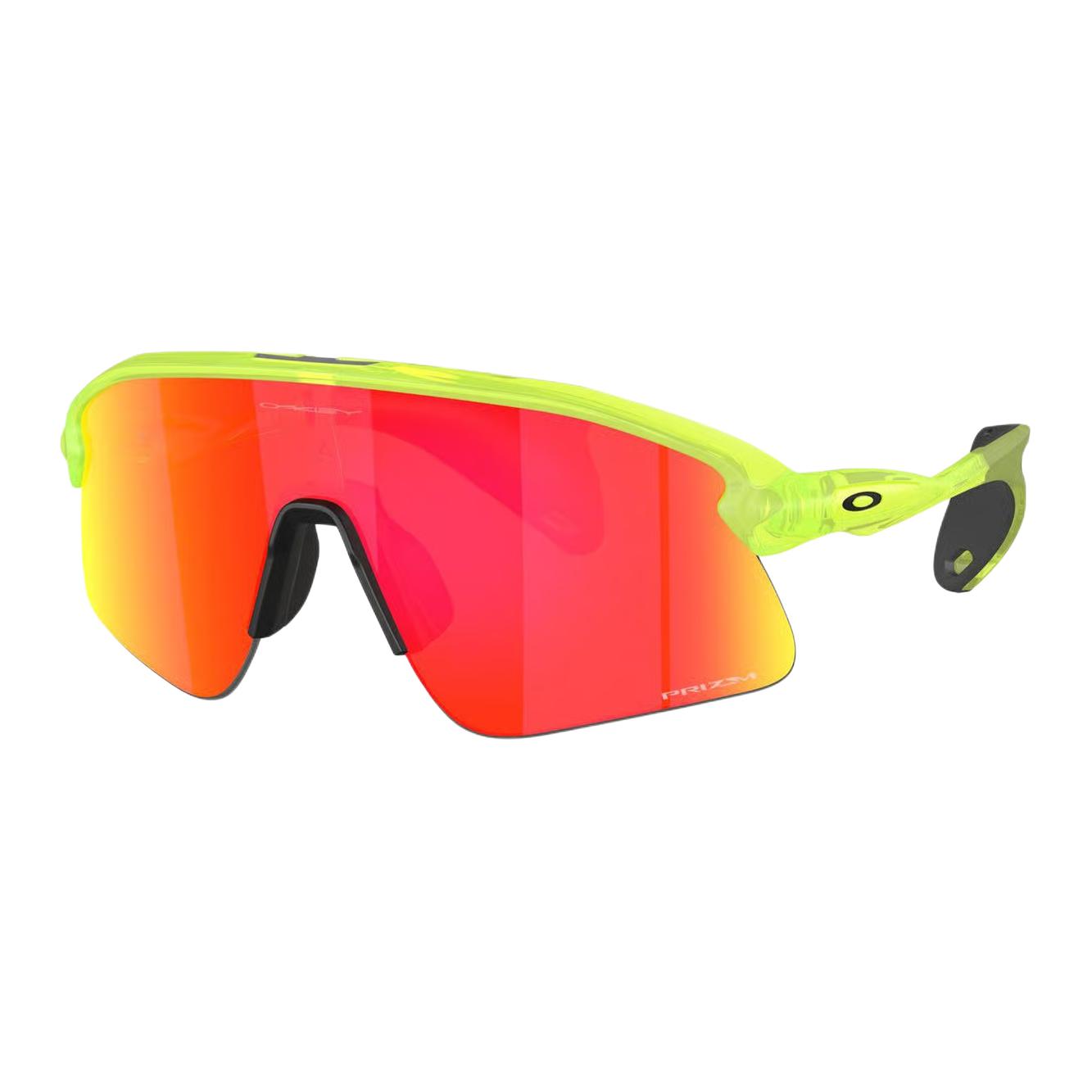 Oakley Персонализированный дизайн Инжекционные Прямоугольные Солнцезащитные очки Унисекс Солнцезащитные очки Желтый Серый Красный 0OO951795170339 S,Yellow/Gray/Red