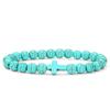 JYL TS Bracelet Cross  Essential Oil Compatible Spiritual Enhances Faith & Calm