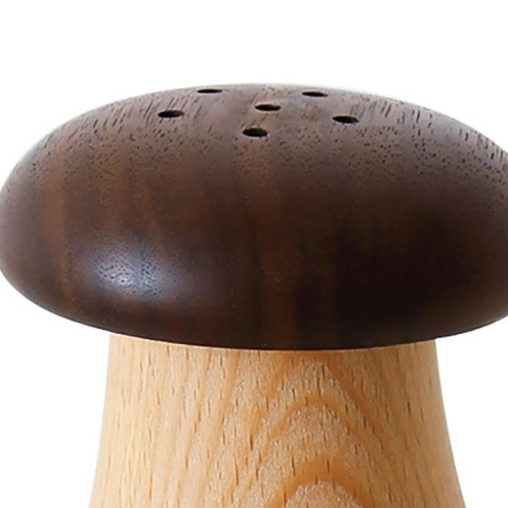 Wooden Wooden Toothpick Holder  Toothpick Storage Box Mushroom Toothpick Dispenser  Kitchen Counter