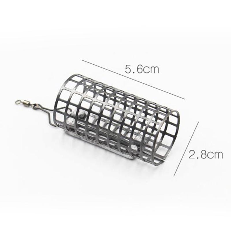 Metall Runde Karpfen Angeln Köder Käfig Fisch Köder Locken Angeln Zubehör Köder Käfig Angeln Falle Korb