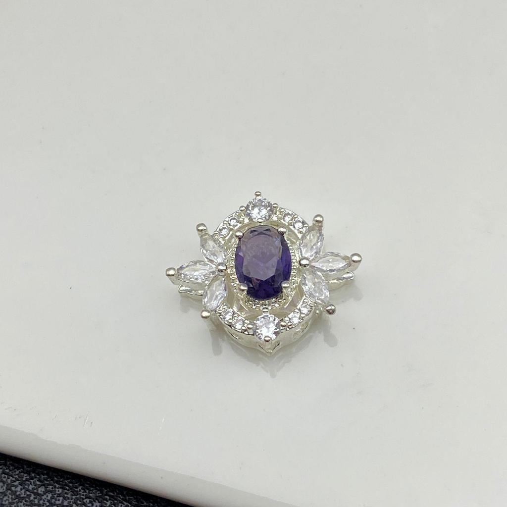 14K Gold Hollow Lace Diamond-Inlaid Spacer Beads for Crystal Bracelets – Chinese Style DIY