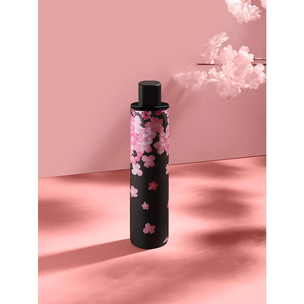 Sun Umbrella UV Protection Small Black Umbrella Sun Umbrella Black Rubber Umbrella  Sun Protection Clear Umbrella