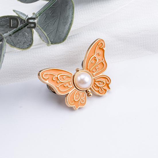 2 Paar Hosenbundspanner, verstellbare Schmetterlingsknopfstifte, Hosenclips, abnehmbare dekorative Taillenschnallen für weite Jeans, Hosen, Röcke