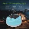 1 BUC Lumină LED Solară Bec de Urgență Stand Târg de Noapte Stand Încărcare Impermeabil Multifuncțional Portabil de Exterior Lumină pentru Camping