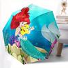 1pc Mermaid Adventure: Automatic Opening/Closing Umbrella with Portable Tri-Fold Design, 8-Rib Iron Frame - Outdoor, for Fans, Travelers, Ev