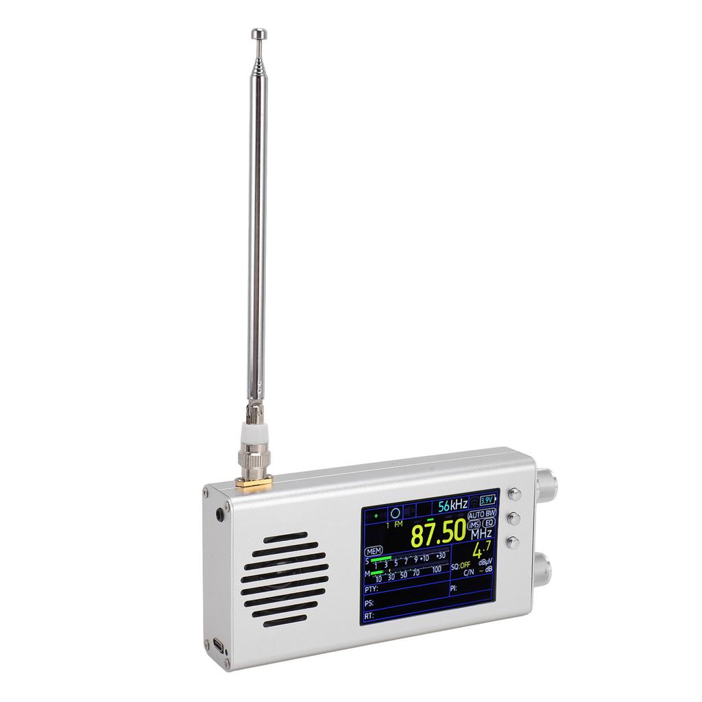 Portable SSB Shortwave Radio Receiver 3.2 Inch LCD Display Dual Stereo Speakers 5000MAH Battery AM FM SW CB VHF UHF     LW MW Full Band Radio Recei