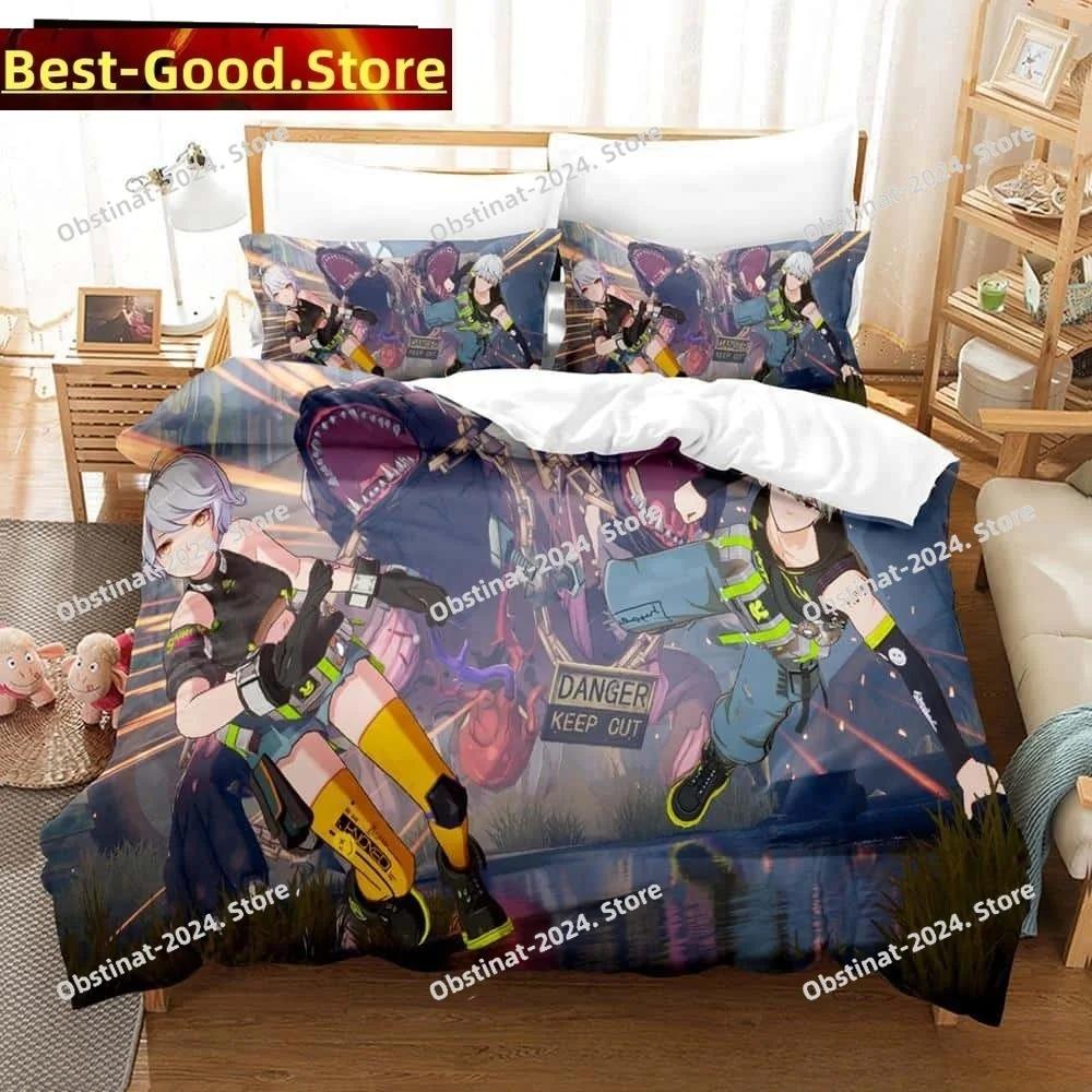 3D Game Tower of Fantasy Anime Bedding Set Duvet Cover Full Queen King Size Pillowcase Bed Print Aldult Kid Bedroom Single Twin