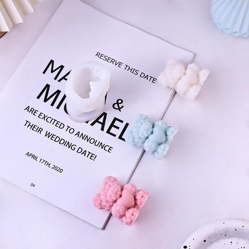 DIY Castings Moulds Cylinders Candle Mould Silicone Craft Pendants 3D Cylinders Candle Molds Candle Decorations Moulds