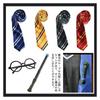 [Haiuroshi] Harry Potter Cosplay Costume, Luxury 4-Piece Full Set, Harry Potter Costume, Magic Robe, Halloween Cloak, Unisex Costume