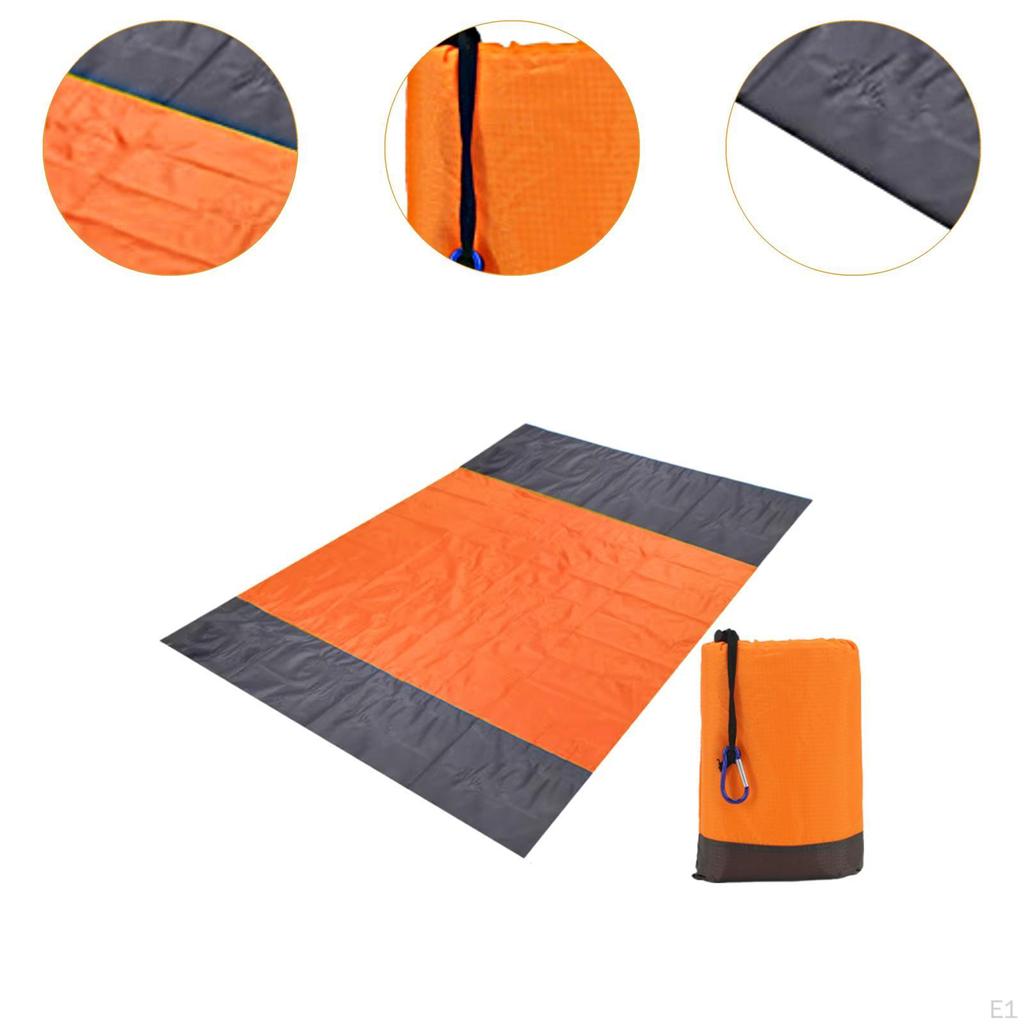 Beach Mat Camping Tarp Lightweight Comfortable Wear-resistant Multifunction Waterproof Blanket