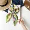 Fresh And Sweet Flower Silk Scarf Square Scarf Women'S Literary And Decorative Headscarf Square Scarf High-End Silk Scarf Thin