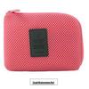 Velvet Shockproof Travel Digital Storage & Makeup Bag with Power Bank and Cable Organizer