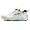 Li Ning Dziecięce Zhuque 1.0 Wygodne Wszechstronne Amortyzacja Odbicie Niskie Buty do Biegania Dziecięce sneakersy Biało-Zielone YKFU004-3