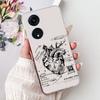 For Oppo Reno8 T Phone Case Reno 8T 5G 4G CPH2481 CPH2505 Elegant Floral Cat Soft Silicone Transparent TPU Lightweight Cases