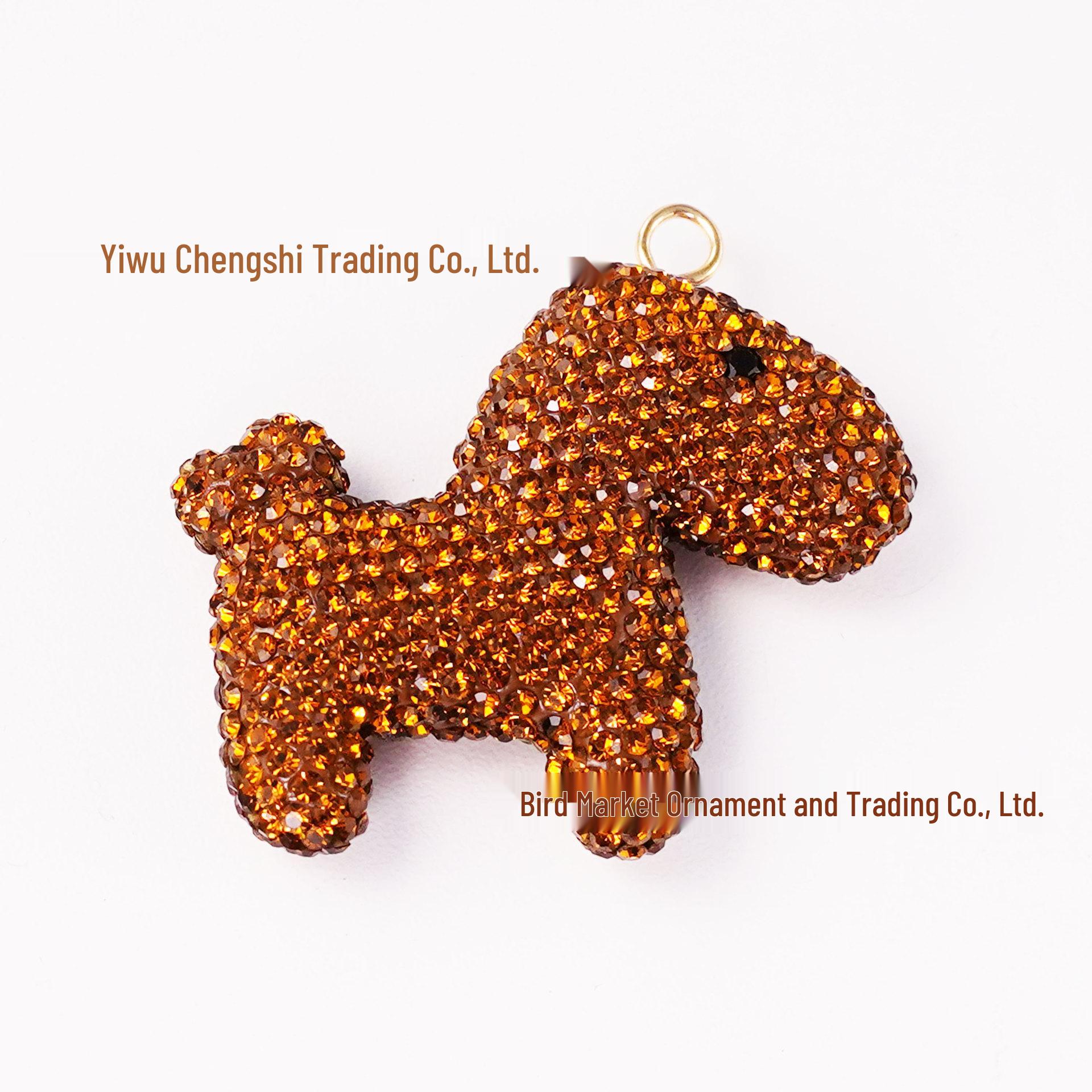 

Clay Diamond Year of the Horse Keychain Pendant - Handmade DIY Ornament