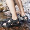 Herren Sommer Sandalen 2024 Luxus Künstliche Leder Casual Schuhe Für Männer Bequeme Barfuß Outdoor Fashion Trekking Sandalen