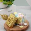 6pcs Golden Storage Containers Plastic Small Cases Unique Candy Box  Wedding Ceremony