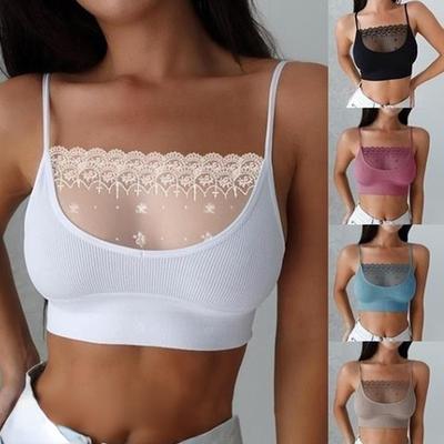 Nové dámské módní sexy braletka podprsenka crop top bustier dámské bezešvé tílko spodní prádlo nadměrné velikosti tílka