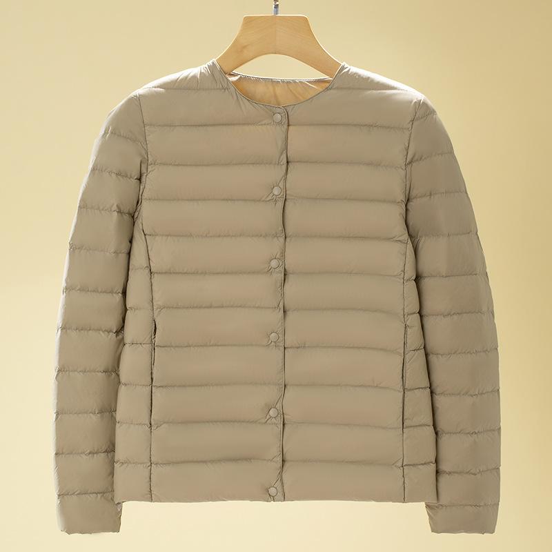 Arrivals Autumn Winter Warm Women White Duck Down Slim Jackets Female Fashion Ultra Lightweight Packable Puffer Coats