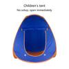 Kid Plays Tent PopUp Playhouse Foldable Tent Birthday Toy for Boys Girls