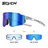 SCVCN New Photochromic Cycling Glasses UV400 Men Women Hiking Goggles Sports Sunglasses Outdoor Cycling Road MTB Bike Glasses
