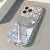 Рожевий Весняний Квітучий Персик Чохол Для Телефону Для iPhone 17 16 15 14 13 12 11 Pro Max 7 8 Plus X XR XS 16E Новий Дзеркальний Дизайн Обкладинка