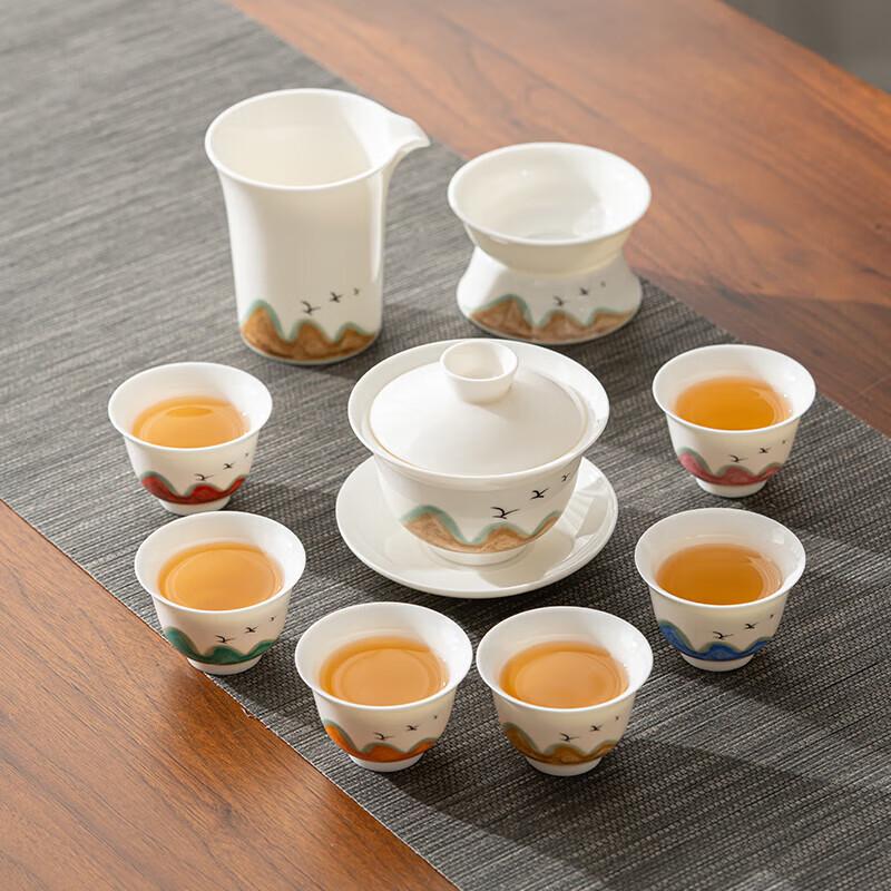 Su's Ceramic Thousand-Mile Landscape Gongfu Tea Set