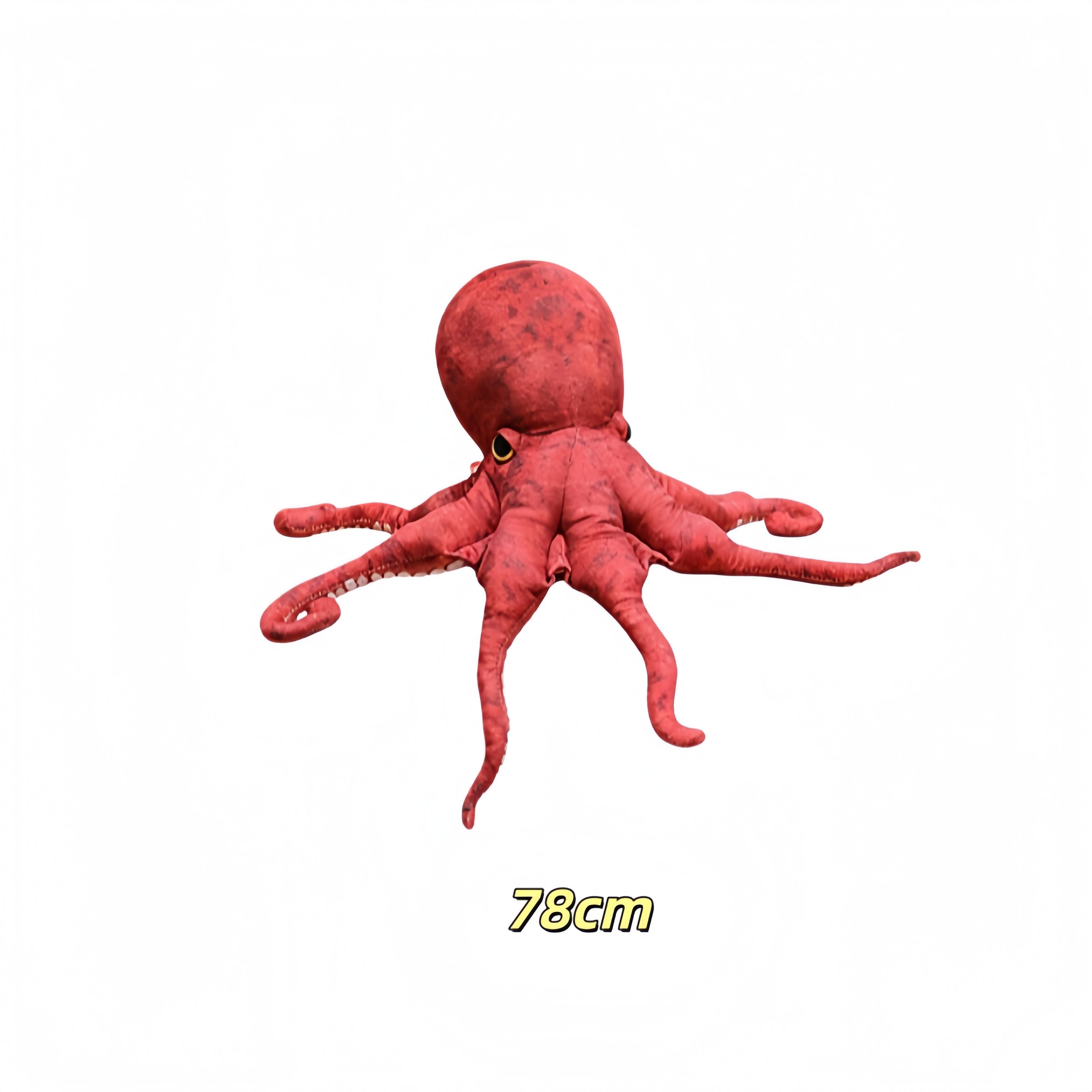 Oktopus Plüschtiere 38/78cm Simulierte Oktopus Stoffpuppen Spielzeug Hobbys Sammlung Zimmerdeko Spielzeug Kreative Geburtstagsgeschenke