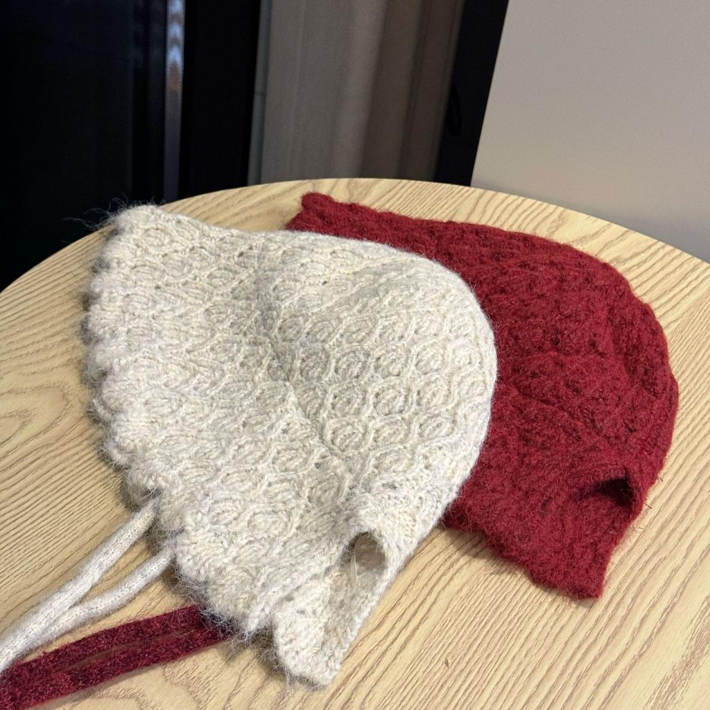 New Style Slit Wavy Edge Versatile Face Showing Small Bucket Hat Travel Lambswool Fisherman Hat