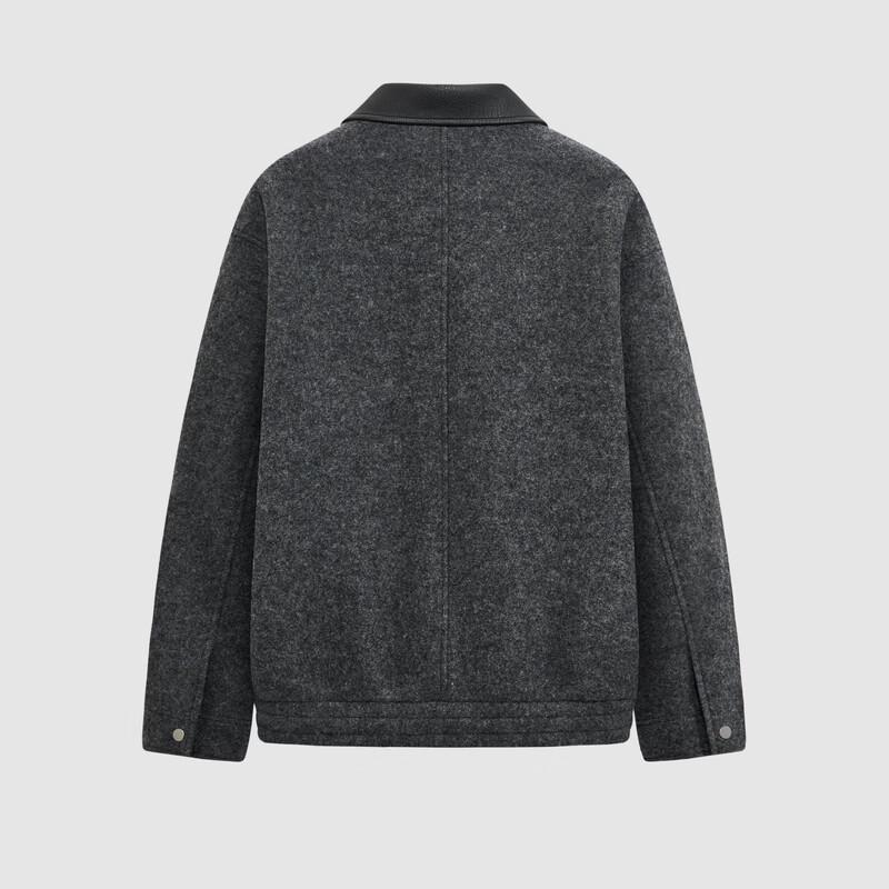 JOEONE Men's Wool Casual Jacket - 100% Sheep Wool Business Outerwear