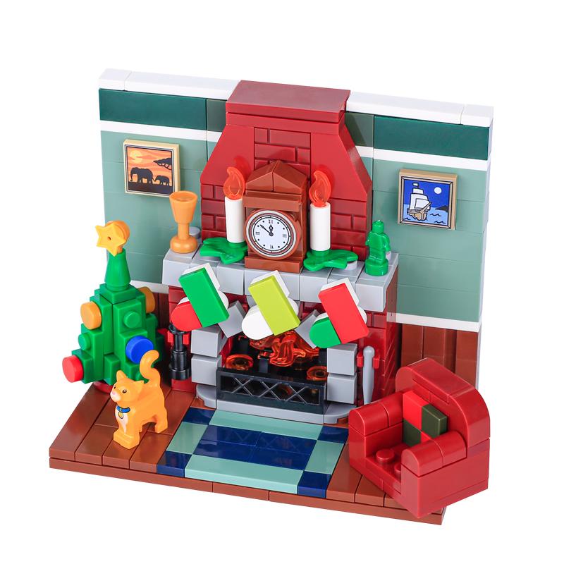 MOC Giocattoli in Mattoncini Set di Costruzione Testa di Zucca di Halloween Fai da Te Figure di Soldato Scheletro Regalo Bambini Natale Halloween