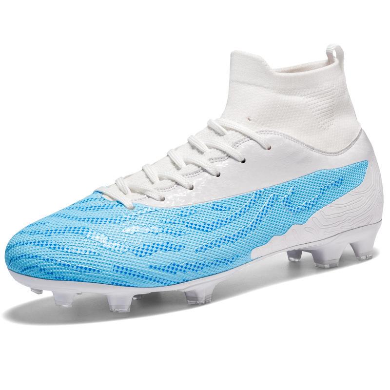 High-top football shoes men's and women's long nails broken nails adult youth students professional competition sports training shoes