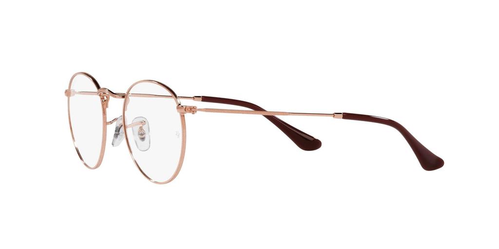 Prescription Glasses RX3447V ROUND METAL 3094 ROSE GOLD 47 mm [Ray-Ban]