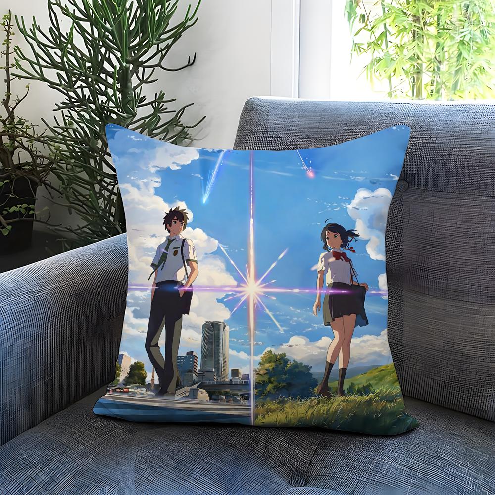 Cartoon Your N-Name Cushion Cover Comfortable Reversible Pillow Cover Ideal for Car Sofa Bedroom & Beyond